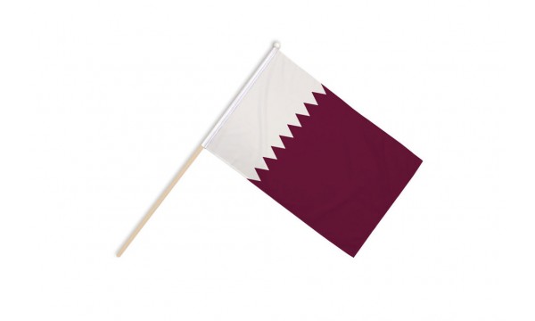 Qatar Hand Flags